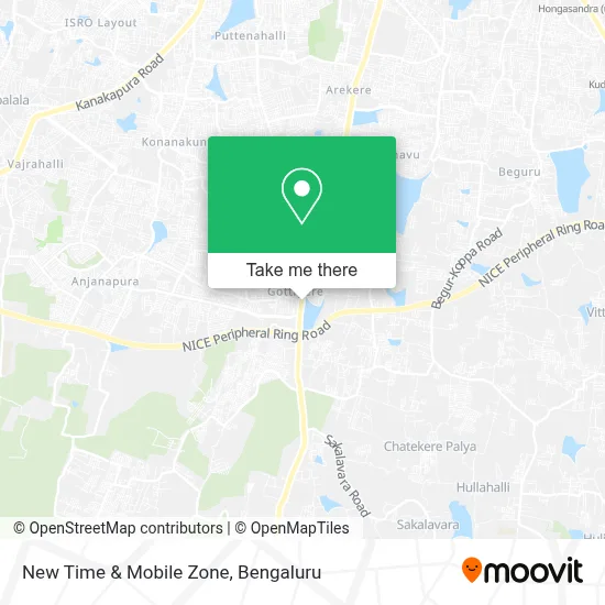 New Time & Mobile Zone map