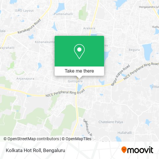 Kolkata Hot Roll map