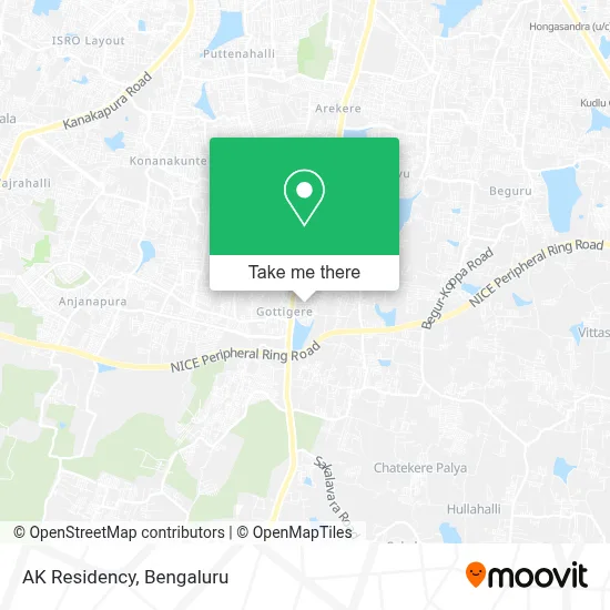 Ak Residency map