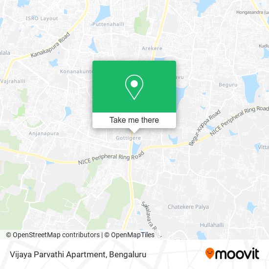 Vijaya Parvathi Apartment map