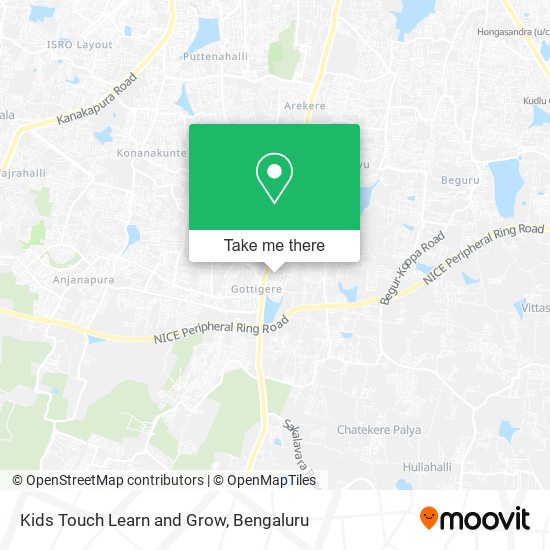 Kids Touch Learn and Grow map