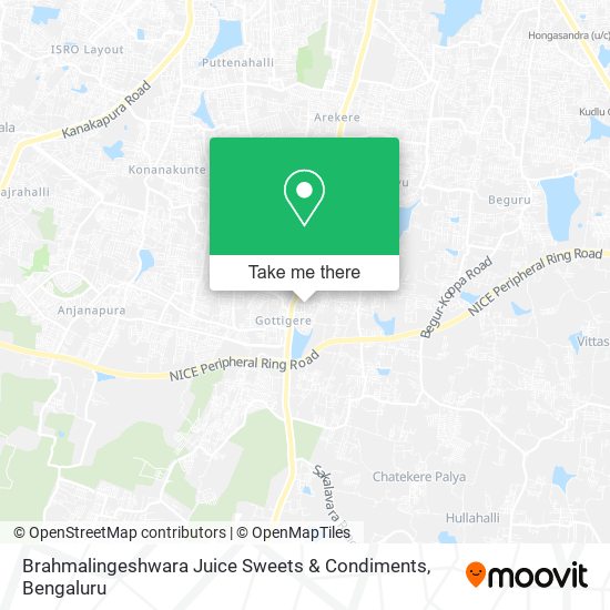 Brahmalingeshwara Juice Sweets & Condiments map