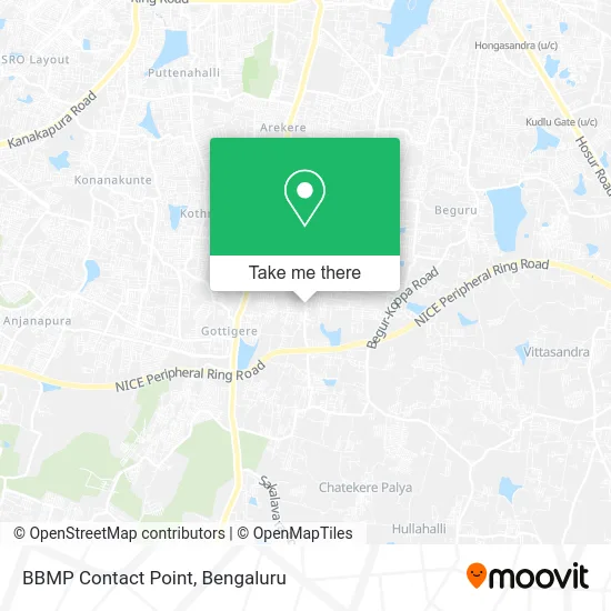 BBMP Contact Point map