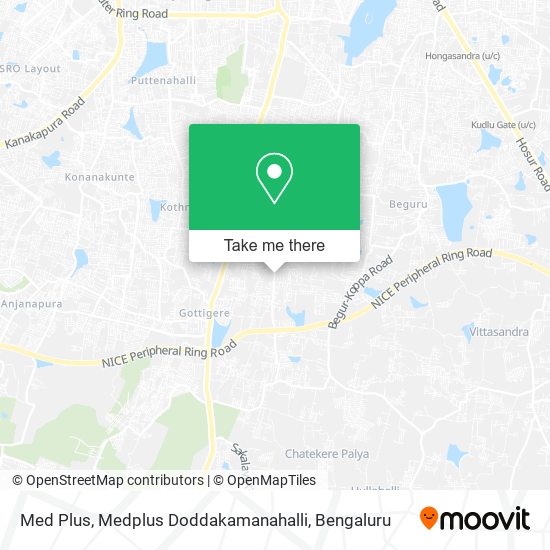 Med Plus, Medplus Doddakamanahalli map