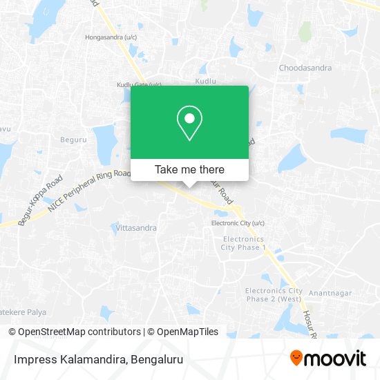 Impress Kalamandira map