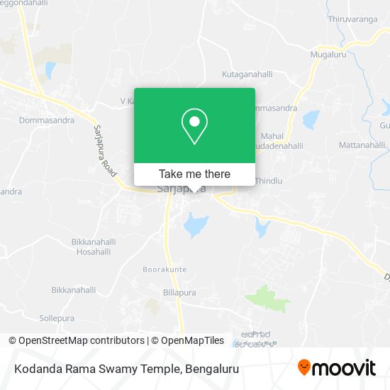 Kodanda Rama Swamy Temple map