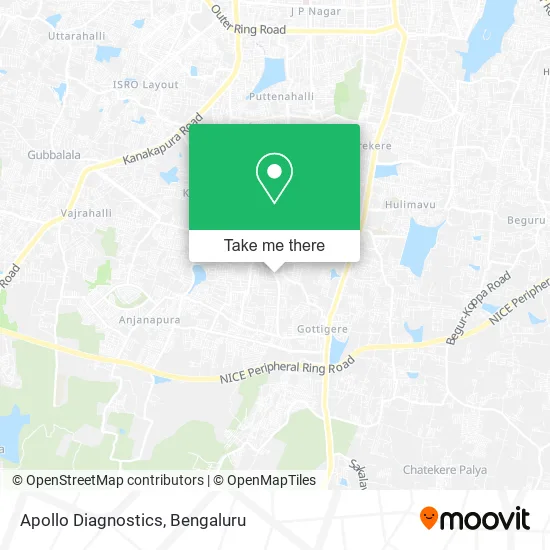 Apollo Diagnostics map
