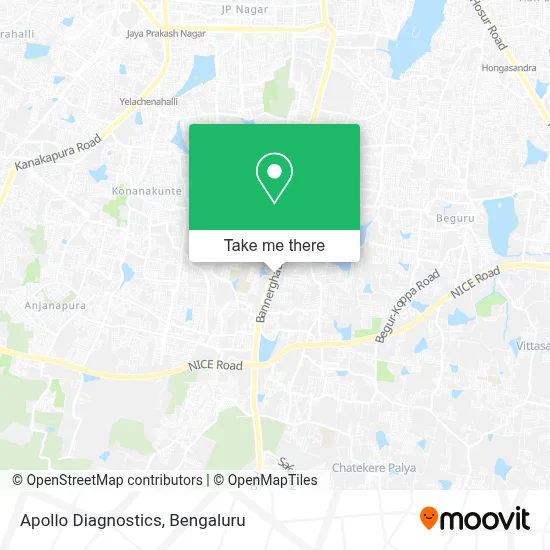 Apollo Diagnostics map