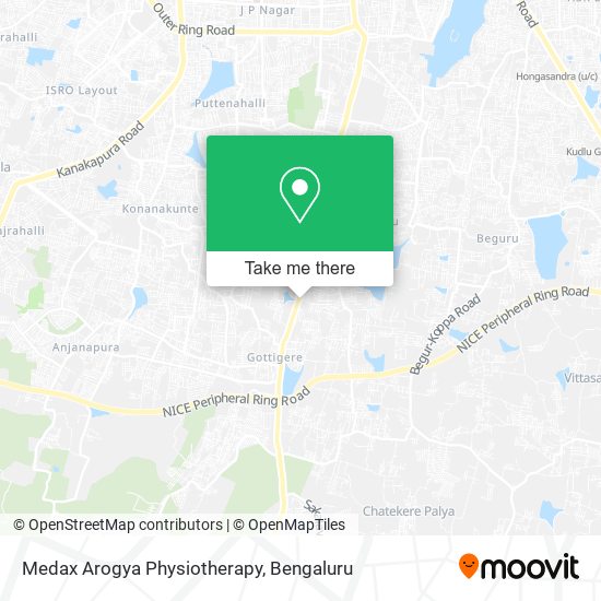 Medax Arogya Physiotherapy map