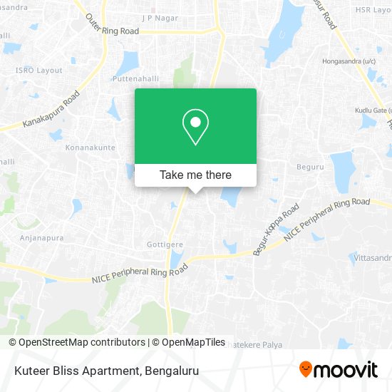 Kuteer Bliss Apartment map