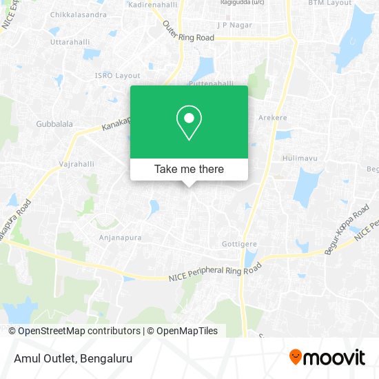 Amul Outlet map