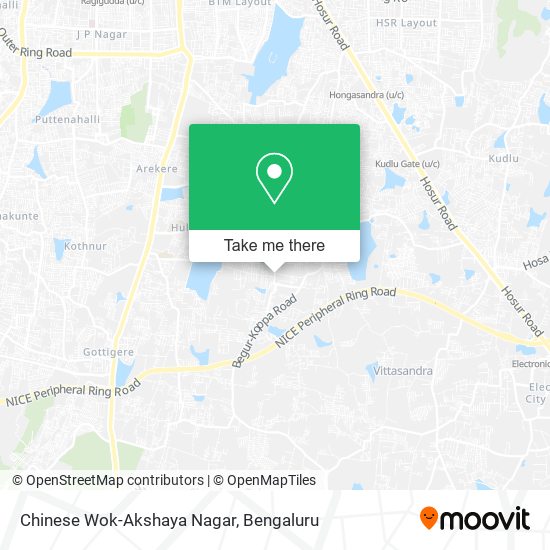 Chinese Wok-Akshaya Nagar map