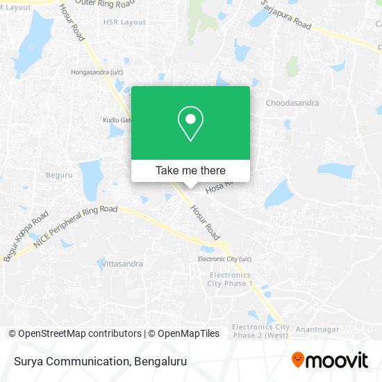 Surya Communication map