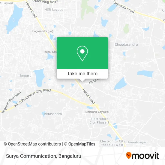 Surya Communication map
