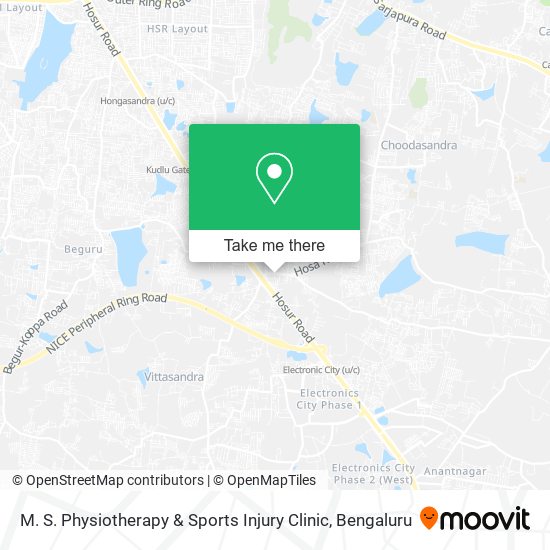 M. S. Physiotherapy & Sports Injury Clinic map