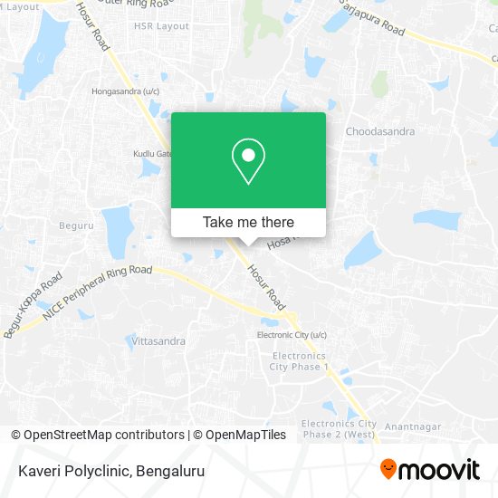 Kaveri Polyclinic map