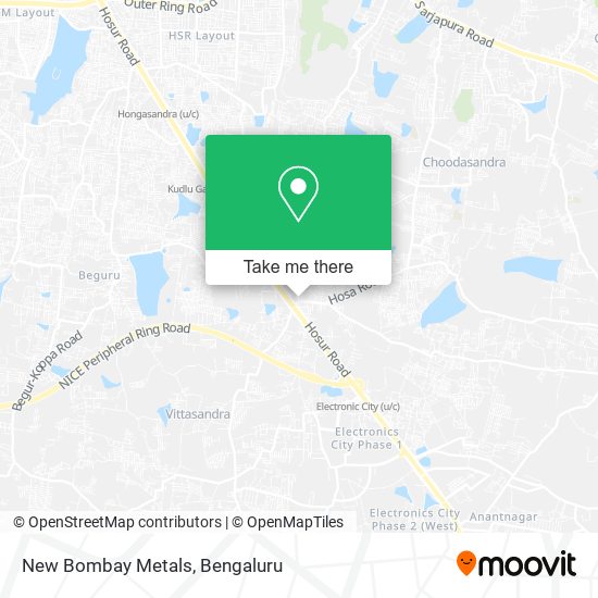 New Bombay Metals map