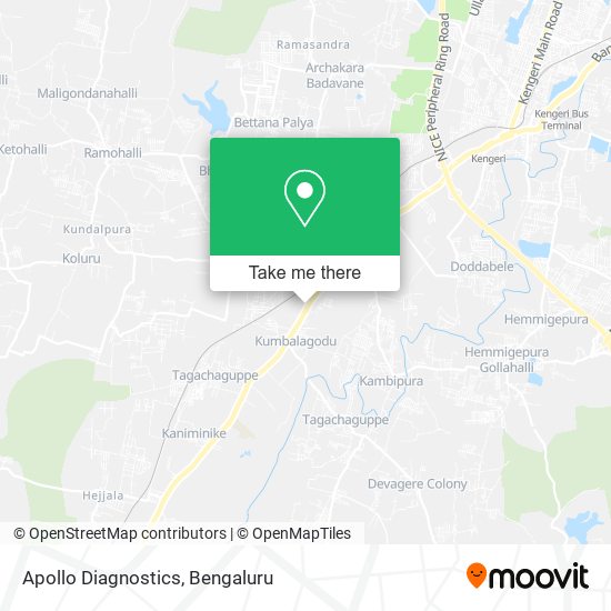 Apollo Diagnostics map