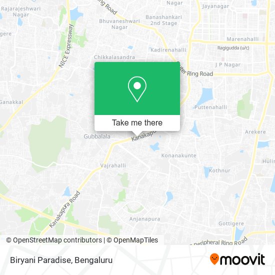 Biryani Paradise map