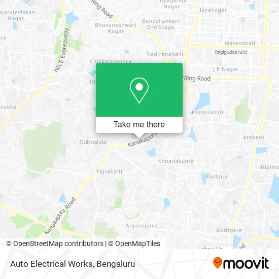 Auto Electrical Works map