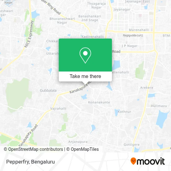 Pepperfry map