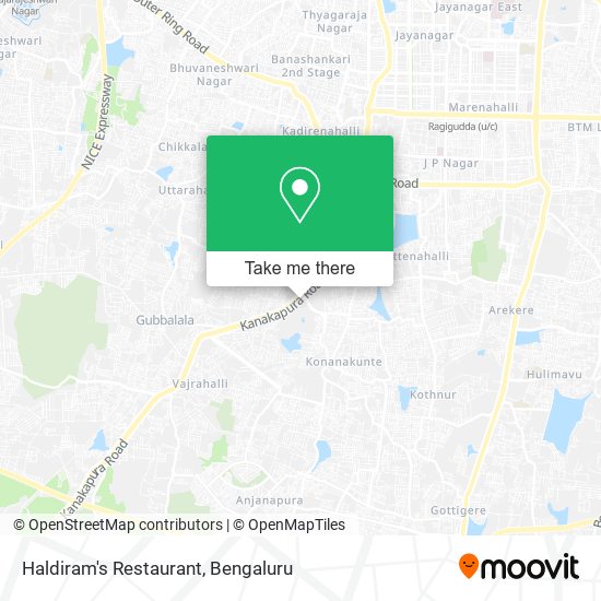 Haldiram's Restaurant map