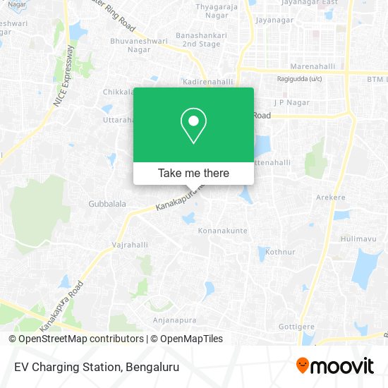 EV Charging Station map