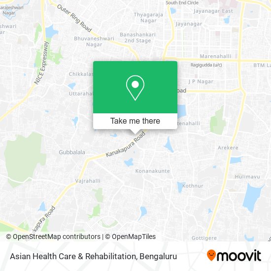 Asian Health Care & Rehabilitation map