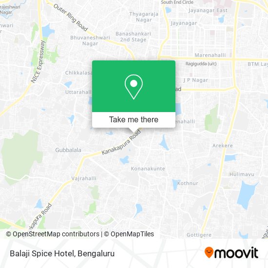 Balaji Spice Hotel map