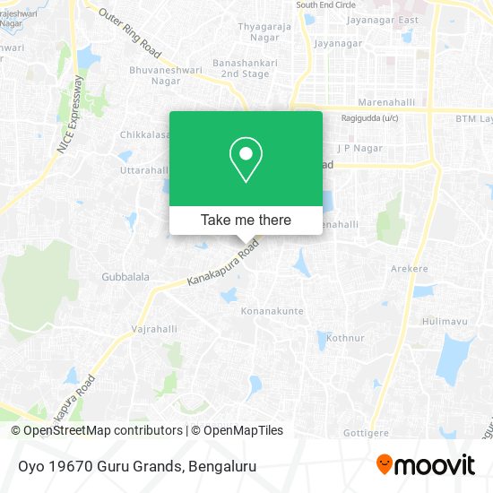 Oyo 19670 Guru Grands map