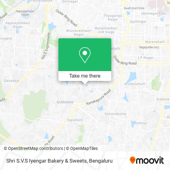 Shri S.V.S Iyengar Bakery & Sweets map
