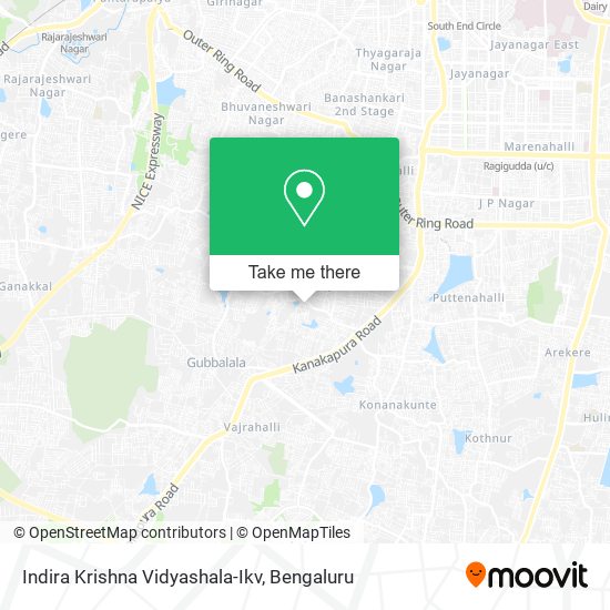 Indira Krishna Vidyashala-Ikv map
