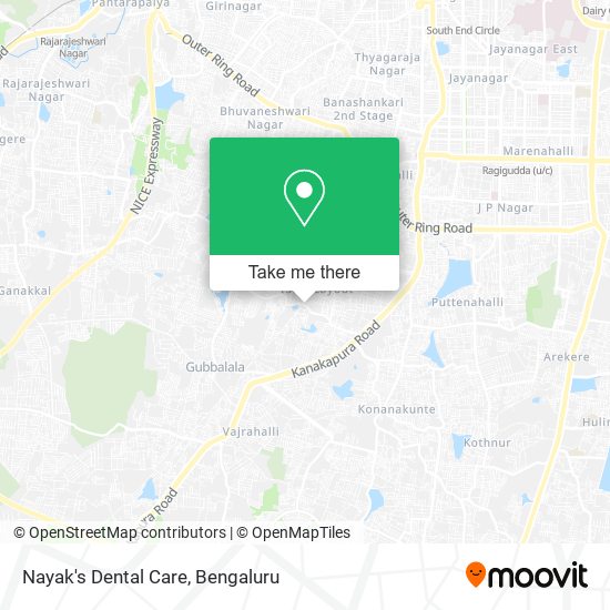 Nayak's Dental Care map