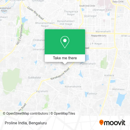 Proline India map