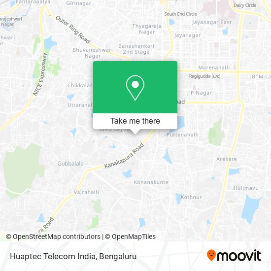 Huaptec Telecom India map
