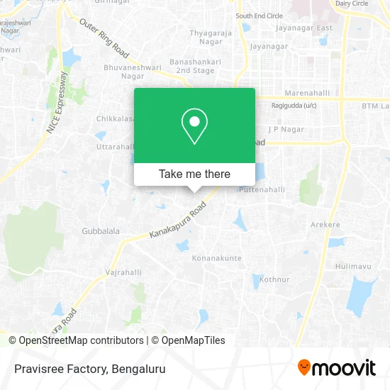 Pravisree Factory map