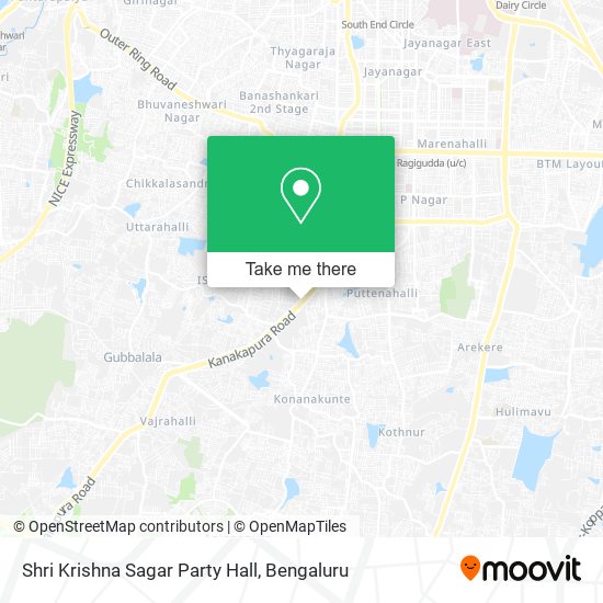 Shri Krishna Sagar Party Hall map