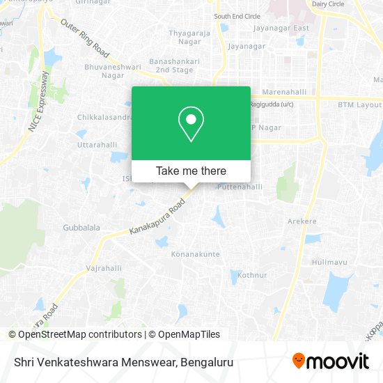 Shri Venkateshwara Menswear map