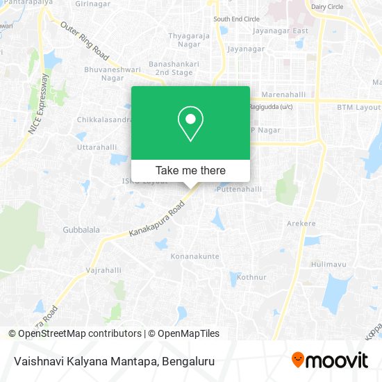Vaishnavi Kalyana Mantapa map