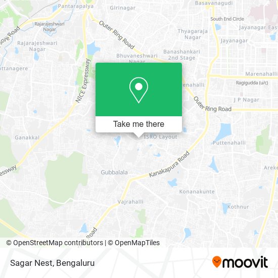 Sagar Nest map