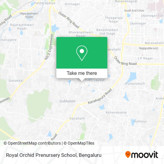 Royal Orchid Prenursery School map