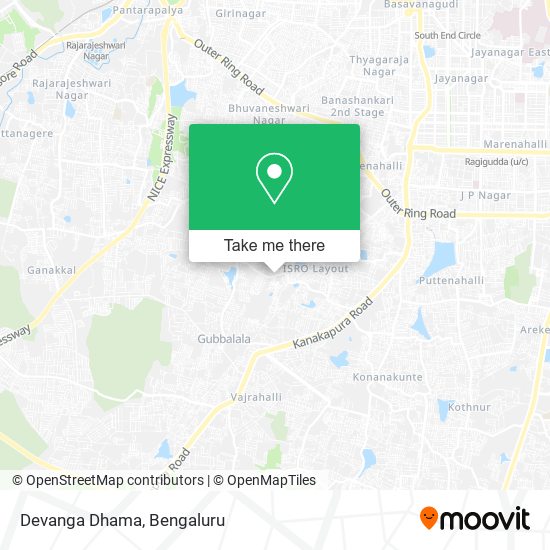 Devanga Dhama map