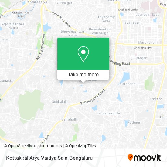 Kottakkal Arya Vaidya Sala map