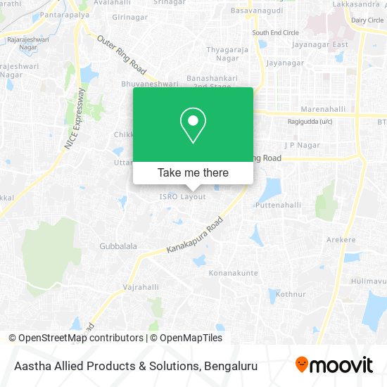 Aastha Allied Products & Solutions map