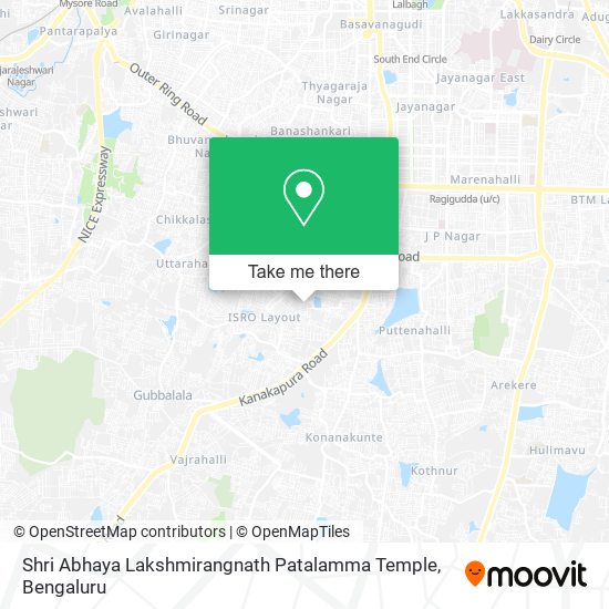 Shri Abhaya Lakshmirangnath Patalamma Temple map