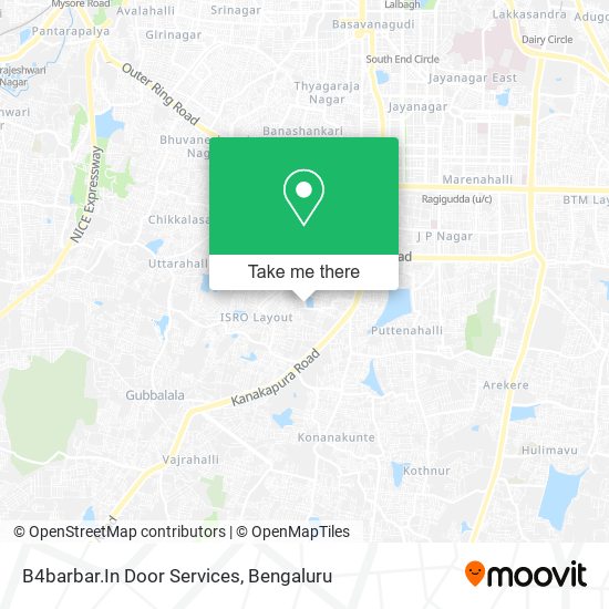 B4barbar.In Door Services map