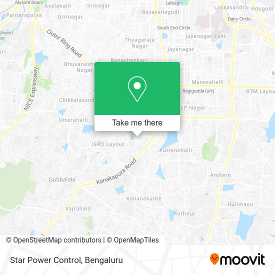 Star Power Control map