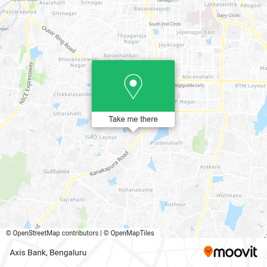 Axis Bank map
