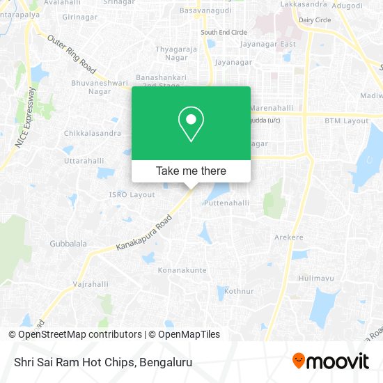 Shri Sai Ram Hot Chips map