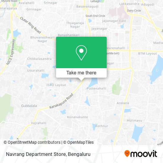 Navrang Department Store map